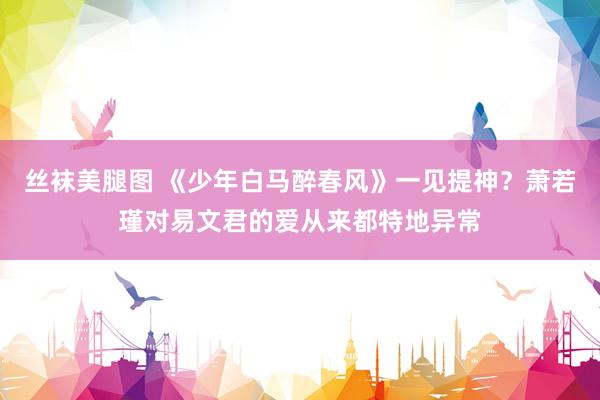 丝袜美腿图 《少年白马醉春风》一见提神？萧若瑾对易文君的爱从来都特地异常