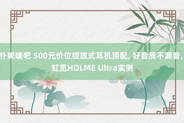 朴妮唛吧 500元价位绽放式耳机顶配, 好音质不漏音, 虹觅HOLME Ultra实测