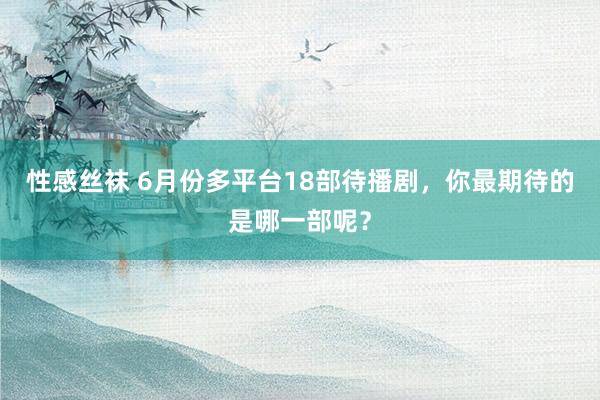 性感丝袜 6月份多平台18部待播剧，你最期待的是哪一部呢？