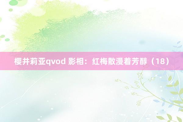 樱井莉亚qvod 影相：红梅散漫着芳醇（18）