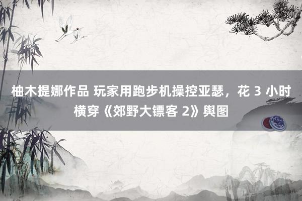 柚木提娜作品 玩家用跑步机操控亚瑟，花 3 小时横穿《郊野大镖客 2》舆图
